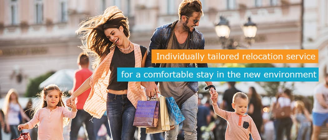 Expat workers relocating smoothly